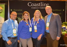 The team of Coastline Family Farms: Tony Ojeda, Carmen Placensia, Alison Pilcher and Robert Verloop. The company's booth was the Best of Show 2nd place winner.